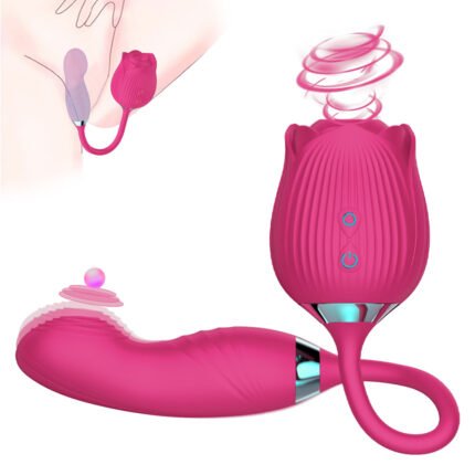 Vibrador Duplo Flexível com 10 modos de pulsação