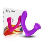 Vibrador com Estimulador Clitoriano 9 modos de Vibração - USK