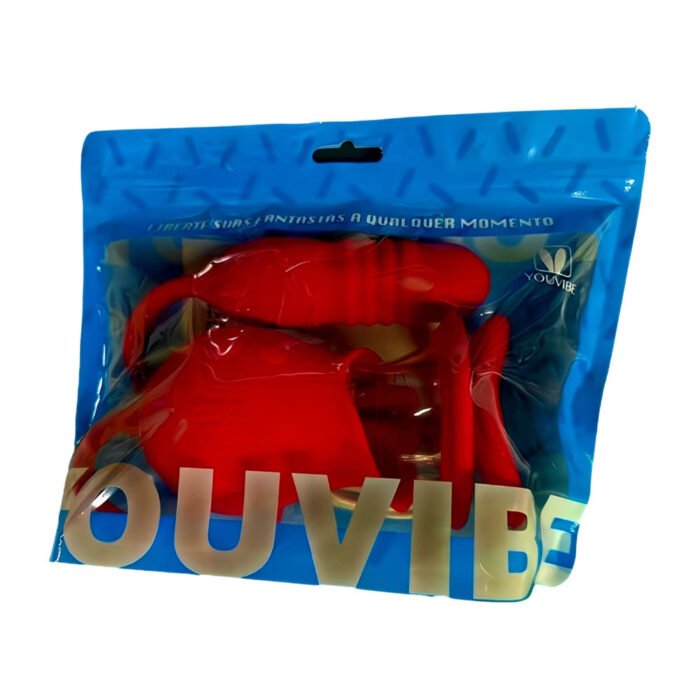 Vibrador Duplo Flexível com 10 modos de estimulação,10 modos de sucção e 10 modos de vai e vem - YOUVIBE - Imagem 2