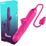 Vibrador Tripla Estimulação Vai e Vem - VIPMIX