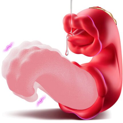 Vibrador Medusa’s Kiss de língua dupla que oferece estimulação de toque para o ponto G e sensação de lambida para o clitóris - YOUVIBE